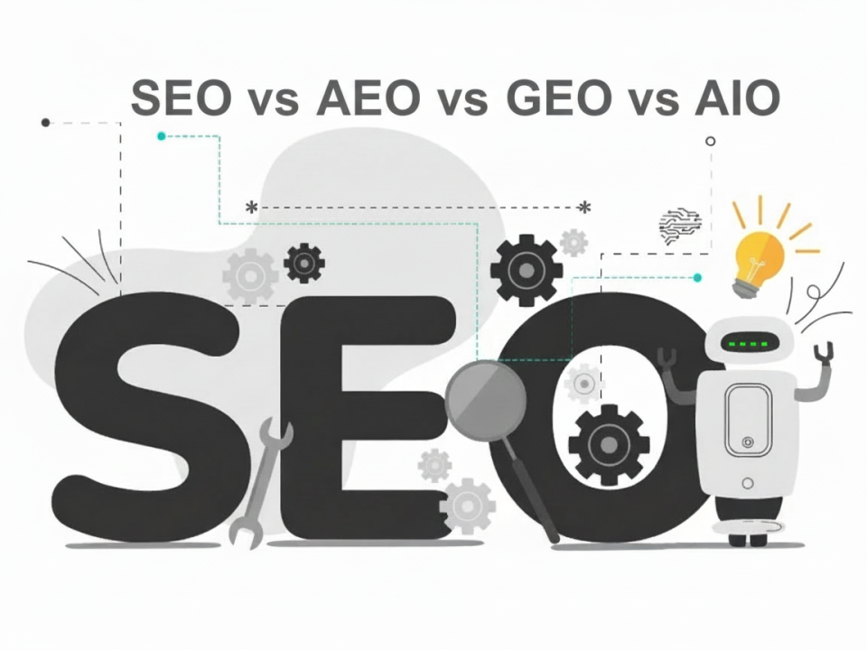 SEO vs AEO vs GEO vs AIO